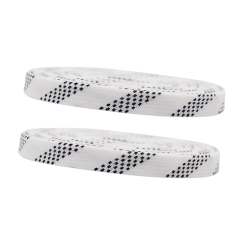 Ioensy - 1 Par De Cordones Para Patines De Hockey, Patines Artísticos, Patines Derby, 244 Cm, Color Blanco
