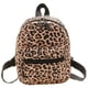thumbnail image 1 of Women Zebra Leopard Cow Print Backpacks Nylon Shoulder Bag Students High School Small Book Bag Female Mini Rucksack mochila, 1 of 3