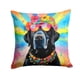 thumbnail image 1 of Almohada Decorativa Black Labrador 14x14, 1 of 6