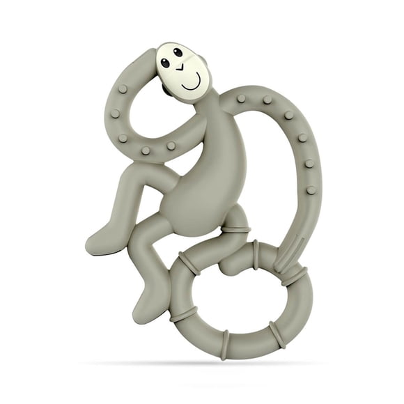 Mordedor Matchstick Monkey 10 cm Gris libre de BPA