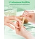 thumbnail image 4 of Paquete de 4 limas de uñas de cristal con estuche, pulidoras de uñas de nanocristal con diseño de flores para manicura profesional, cuidado de uñas, lima de uñas para uso en salón y hogar, arte de uña, 4 of 7