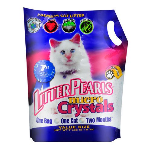 Arena Sanitaria para Gato Litter Pearls Micro Crystals Bolsa, 3,18 Kg