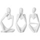thumbnail image 1 of Escultura Decorativa BrownLove 3 Pensadores Blanco 12 cm, 1 of 3
