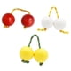 thumbnail image 5 of 3 Pares Musical Fingertip Ball Drum Ball Kashaka Instrumento Rojo Blanco Amarillo, 5 of 5