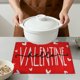 thumbnail image 4 of Juego de 6 Manteles Individuales de Corazones de Amor, Felices Placemats de Mesa de Comedor del Día de San Valentín, Decoración de Vacaciones de Aniversario de Boda San Valentín 17.7*11.8 pulgadas, 4 of 6