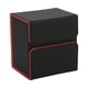 thumbnail image 3 of Caja De Baraja De Cartas Coleccionables, Caja De Almacenamiento De Tarjetas De Gran Tama?o Para álbum De Tarjetas Tcg, Negro Y Rojo, 3 of 5