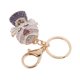 thumbnail image 2 of Rhinestone Crystal Cute Angel colgante llavero llavero púrpura, 2 of 2