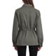 thumbnail image 3 of INSPIRE CHIC Chaquetas utilitarias para mujeres de regreso a clases con cintura de cordón, bolsillos con solapa, cremallera y botones Gris XL, 3 of 6