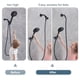 thumbnail image 3 of Soporte de pared para cabezal de ducha BRIGHT SHOWERS, bronce frotado con aceite, 3 of 8