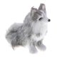 thumbnail image 5 of simulación de perro estatuilla escultura estatuas para manualidades caseras sit huskie, 5 of 5