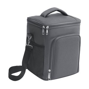 Magideal - Enfriadora De Gran Capacidad, Contenedor De Alimentos, Tela Oxford Ligera, A Prueba De , Fiambrera Reutilizable Para Viajes De Acampada Gris