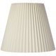 thumbnail image 1 of Pantalla de lámpara Springcrest marfil plisada campana 25x43x37 cm, 1 of 6