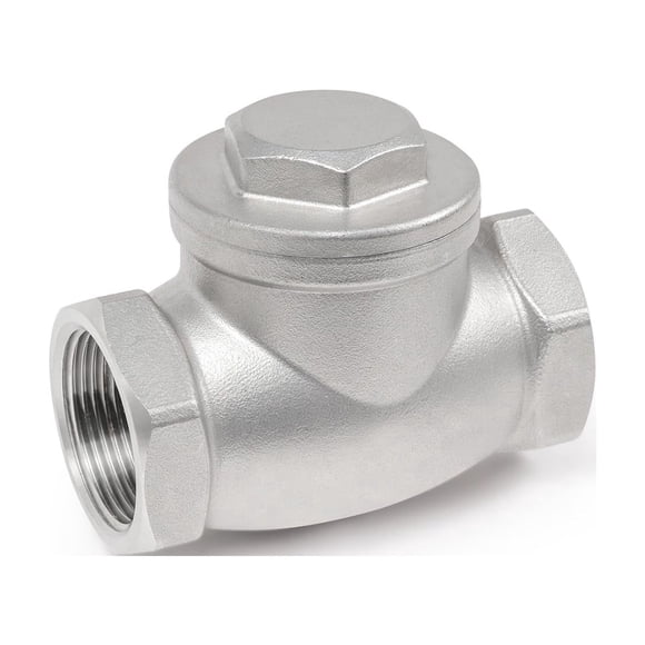 Válvula de retención oscilante Midline Valve de acero inoxidable 316 de 1-1/4"