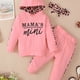 thumbnail image 1 of Adorable Baby Girl Leopard Patchwork Sweatpants Set with Hoodie and Bowknot Headband, 1 of 5