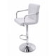 thumbnail image 2 of Pack de 2 Sillas Bar Ajustables | Color Gris Con Reposabrazos | Giratorias 360 ° , Altura Regulable y Base Cromada, 2 of 8