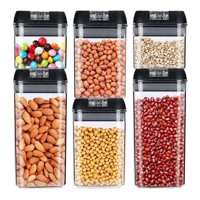 Genérico - Set 6 Contenedores De Alimentos Tapa Hermética Cod. X102012