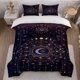 thumbnail image 1 of 3pcss Set Mystical Spiritual Art Printed Duvet Set Theme Bedding 3pcss Duvet Cover Pillowcase Set, 1 of 1