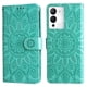 thumbnail image 5 of Funda tipo cartera FOXDOCK para Infinix Note 12 , diseño girasol en relieve, cuero PU, cierre magnético, soporte y tarjetero, 5 of 5