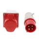thumbnail image 3 of 380-415V 16A Conectores macho y hembra impermeables Conector hembra 3P + E IP44 6H, 3 of 5