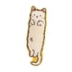 thumbnail image 1 of Alfombra Para área De Gatos, Alfombra Para El Suelo, Comedor, Hogar, Sala De Juegos, Granja, Alfombra De Animales, 40x120cm, Color Beige, 1 of 3