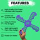 thumbnail image 4 of Juegos de billar deportivos Foam Boomerang Refresh para niños mayores de 6 años, 4 of 6
