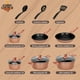 thumbnail image 2 of Bateria De Cocina Ceramica Antiadherente Aluminio 13 Piezas Oro Rosa, 2 of 9