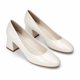thumbnail image 4 of Zapato Mujer Charol Negro Taco Ancho Punta Redonda HL17, 4 of 8