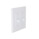 thumbnail image 1 of Funda decorativa TayMac 2672W de 2 elementos MASQUE Toggle, blanca, 1 of 7