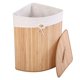 thumbnail image 4 of Cesto de ropa GOFLAME Corner Bamboo con tapa 58L (natural), 4 of 8
