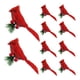 thumbnail image 2 of 10 Pájaros Artificiales Navide?os Rojos Con Clip Para Patio Exterior, 2 of 5