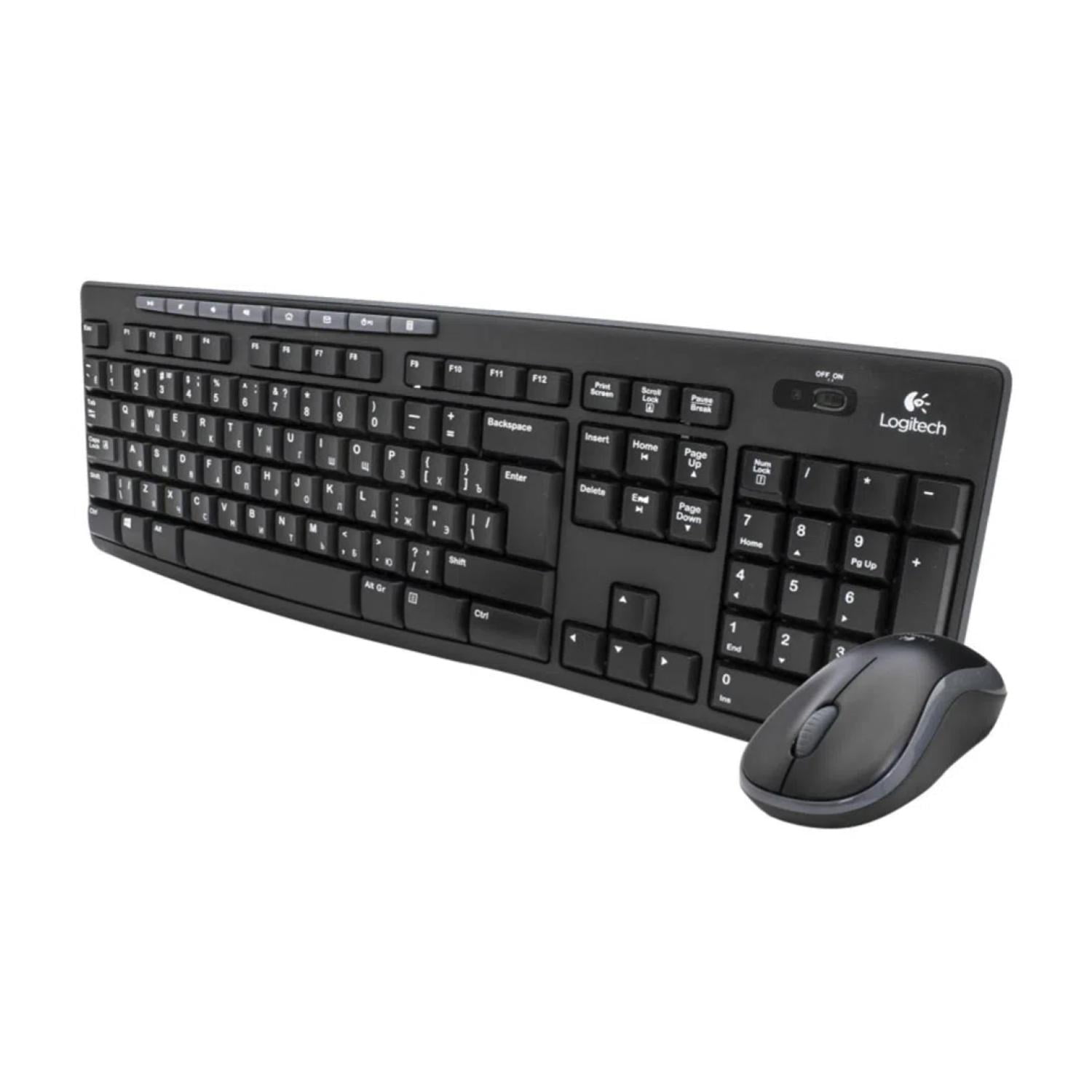 Logitech - Kit Teclado Y Mouse Inalambrico Usb Negro Mk270