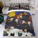 thumbnail image 4 of Escuadrón Odd Conjunto de sábanas temático, trío de piezas, cómodo y amigable con la piel, diseño único, regalo de decoración para el hogar para familiares, amigos y fans, 90 cm * 190 cm, 4 of 6