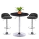 thumbnail image 1 of Pack de Mesa Redonda + 2 Silla Piso bar negro, 1 of 8