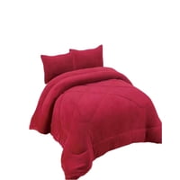 Genérico - Plumon De Invierno Plaza Y Media Rojo