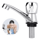 thumbnail image 2 of Llave Monomando Lavamanos Grifo Cierre Agua Corte Rapido Plateado, 2 of 3