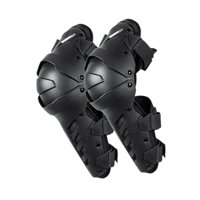 Ioensy - Motillas De Rodilla De Motocicletas Protectores Ajustables A Prueba De Viento Para Hombres Engranaje De Protección Negro