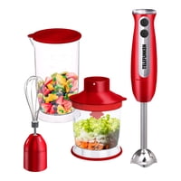 Telefunken - Minipimer Inmersion Smart 2500 800W Rojo