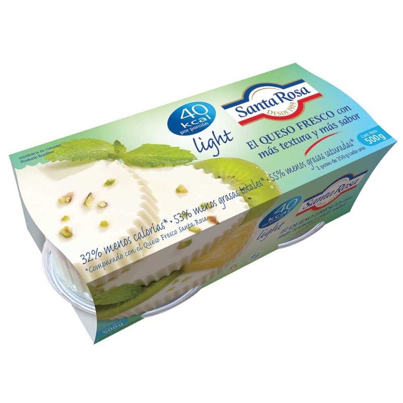 Queso Fresco Light 500 g Santa Rosa