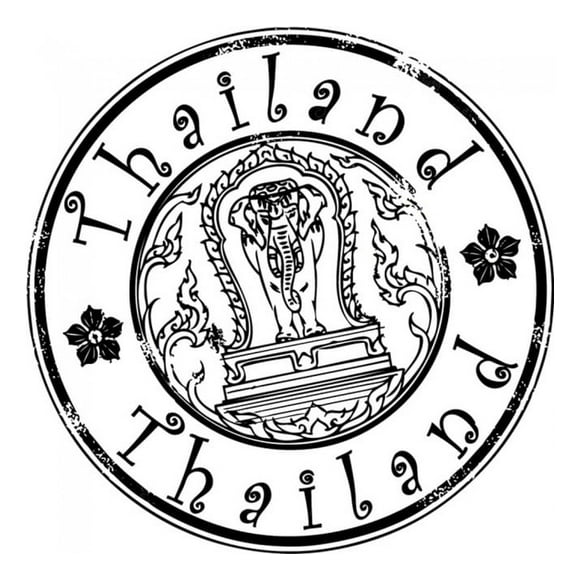 Decomural Thailand Badge Elephant WS-15605