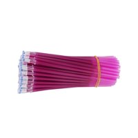 Magideal - 100 Uds. Recambios De Bolígrafos Borrables De Gel De 0,5Mm Regalos De Negocios Para Adultos O Niños Convenientes Para Llevar Accesorios Portátiles Dur Púrpura