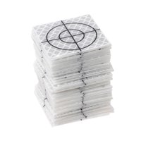 Magideal - Objetivos De Encuesta De Cinta Reflectante De 100 Piezas Objetivo De Cinta Reflectante Para Estaciones Totales, Ingeniería De Túneles, Ingeniería De 3Cmx3Cm
