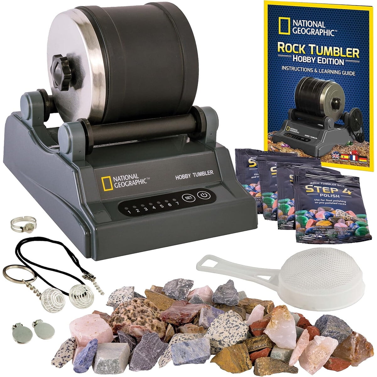 Pulidora De Piedras National Geographic Hobby Kit Completo
