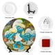 thumbnail image 3 of Los Pitufos Plato decorativo de porcelana fina (bone china), plato decorativo de cerámica para hogar, oficina, soporte de pared, platos decorativos para dormitorio - 6 pulgadas (15 cm), 3 of 6