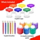 thumbnail image 2 of Set de pintura The Mega Deals, lavable para niños con vasos de pintura, 2 of 8