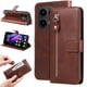 thumbnail image 4 of Funda con Cremallera para OPPO Reno 14 5G, Carcasa Cartera de Cuero PU con Soporte y Tarjetero, 4 of 5