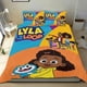 thumbnail image 1 of Lyla en el Loop Conjunto de sábanas temático, trío de piezas, cómodo y amigable con la piel, diseño único, regalo de decoración para el hogar para familiares, amigos y fans,140cm *210cm, 1 of 6