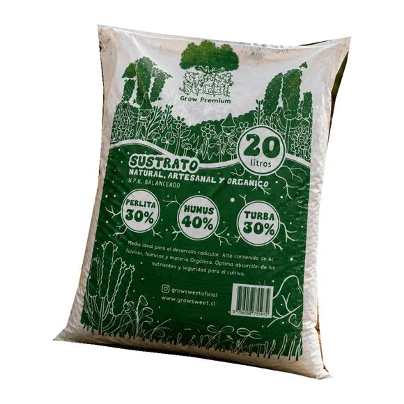 Tierra Premium con Humus para Plantas de Interior y Macetas 20 Litros