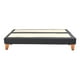 thumbnail image 4 of Base Dividida Cama Europea 2 Plazas 150x190 Cm Gris Oscuro Felpa, 4 of 4