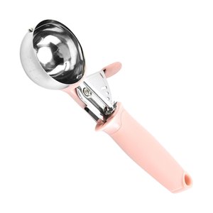 Magideal - Cucharas De De Acero Inoxidable Para Bollos Mellon Muffins Delicias Congeladas , Rosado