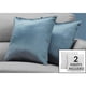 thumbnail image 5 of Pillows Monarch Specialties I 9343, 45 x 45 cm, color azul, juego de 2 unidades, 5 of 8